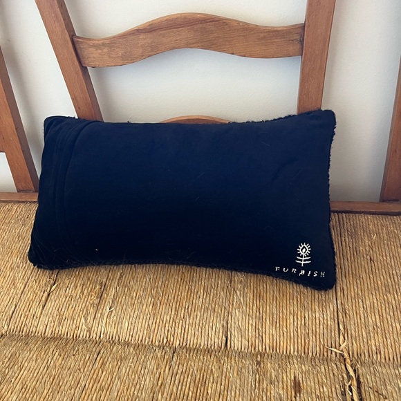 Furbish Needlepoint Pillow - Picture 2 of 3